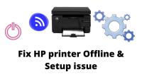 HP Printer Offline image 1